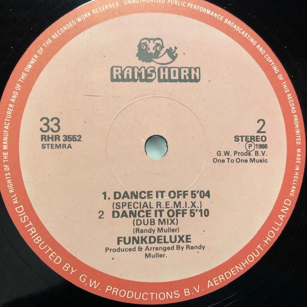 Funk Deluxe - This Time / Dance It Off | Rams Horn (RHR 3552) - 2