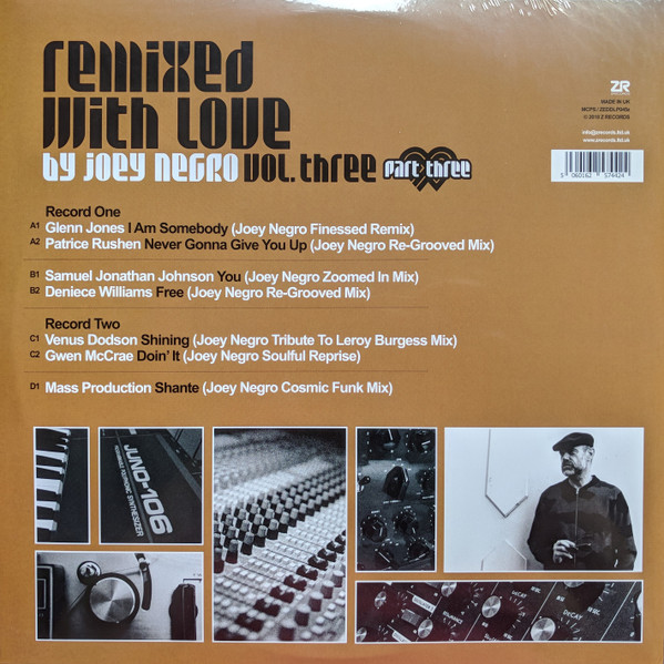 Joey Negro - Remixed With Love By Joey Negro (Vol. Three) (Part Three) | Z Records (ZEDDLP045z) - 2 Joey Negro - Remixed With Love By Joey Negro (Vol. Three) (Part Three) | Z Records (ZEDDLP045z) - 2