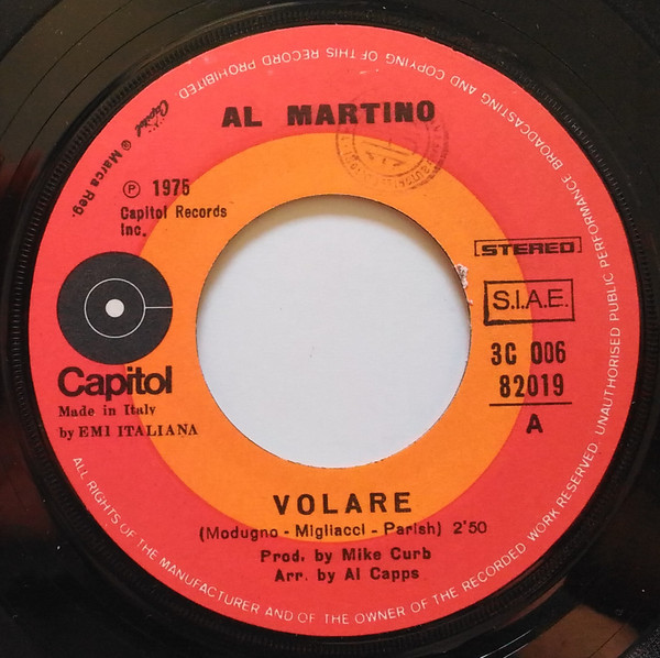 Al Martino - Volare | EMI (3C006-82019) - 4