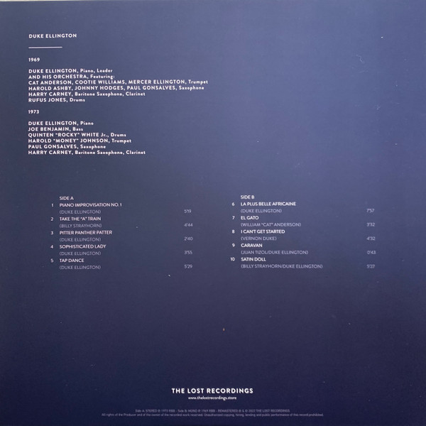 Duke Ellington - Live At The Berlin Jazz Festival 1969-1973 | Fondamenta (TLR-2204041V) - main