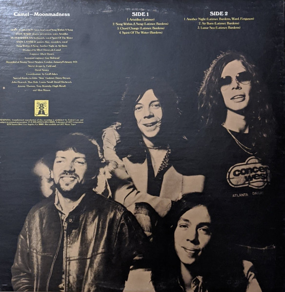 Camel - Moonmadness | Janus Records (JXS 7024) - 3