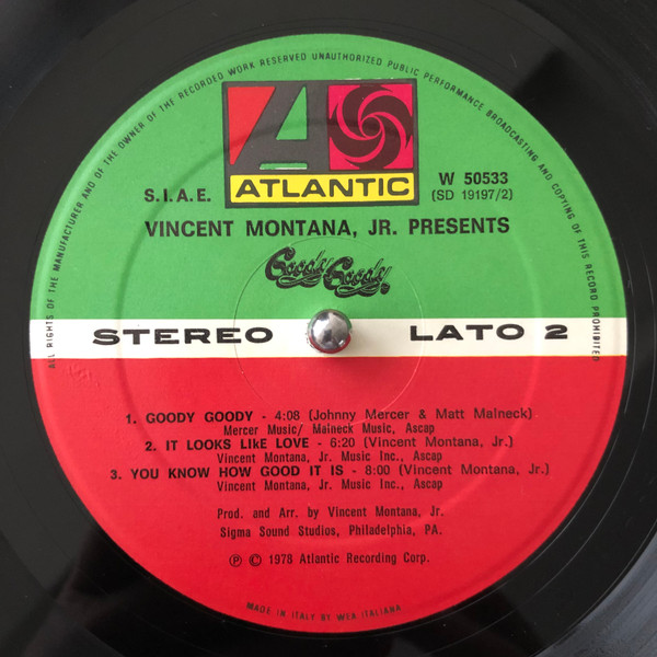 Vincent Montana, Jr. Presents Goody Goody - Goody Goody | Atlantic (W 50533) - 4