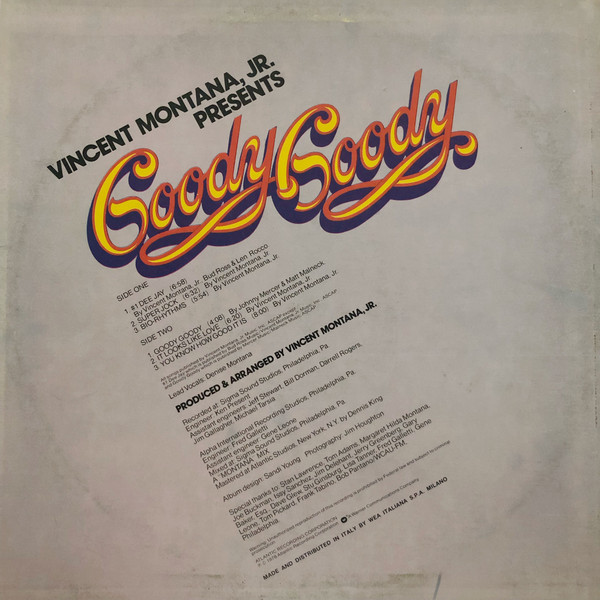 Vincent Montana, Jr. Presents Goody Goody - Goody Goody | Atlantic (W 50533) - 2