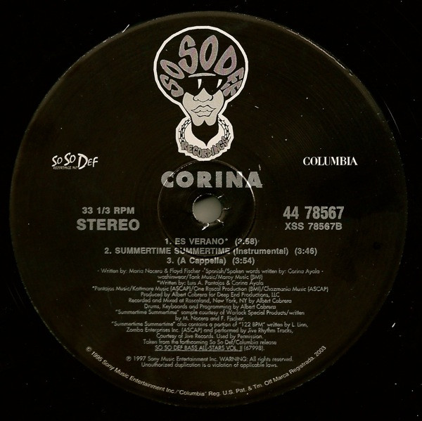 Corina - Summertime Summertime | So So Def (44 78567) - 4 Corina - Summertime Summertime | So So Def (44 78567) - 4
