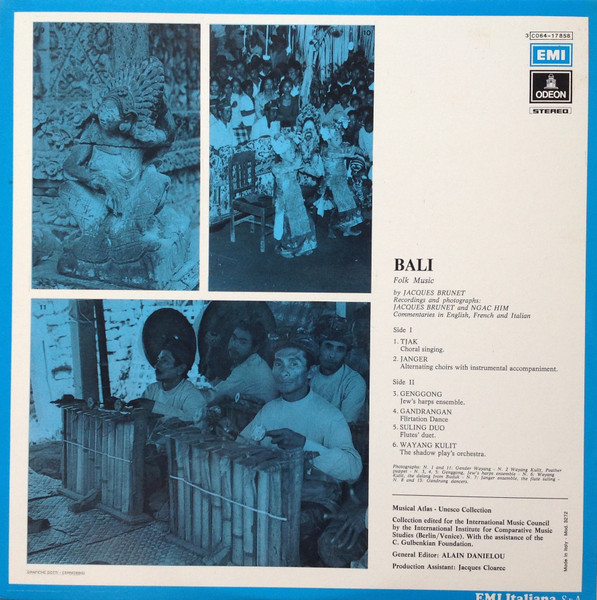 Various - Bali - Folk Music | Odeon (3C 064-17858) - 4 Various - Bali - Folk Music | Odeon (3C 064-17858) - 4