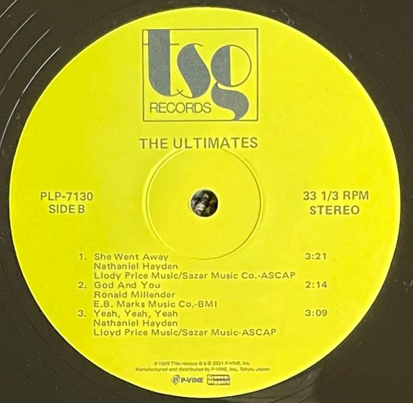 The Ultimates - You're My Lady | P-Vine Records (PLP-7130) - main The Ultimates - You're My Lady | P-Vine Records (PLP-7130) - main