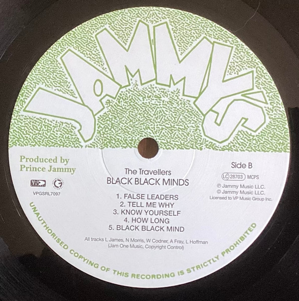The Travellers - Black Black Minds | Jammy Music Llc (VPGSRL7097) - 3 The Travellers - Black Black Minds | Jammy Music Llc (VPGSRL7097) - 3