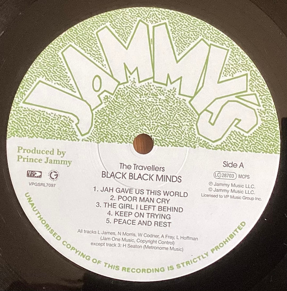 The Travellers - Black Black Minds | Jammy Music Llc (VPGSRL7097) - 4 The Travellers - Black Black Minds | Jammy Music Llc (VPGSRL7097) - 4