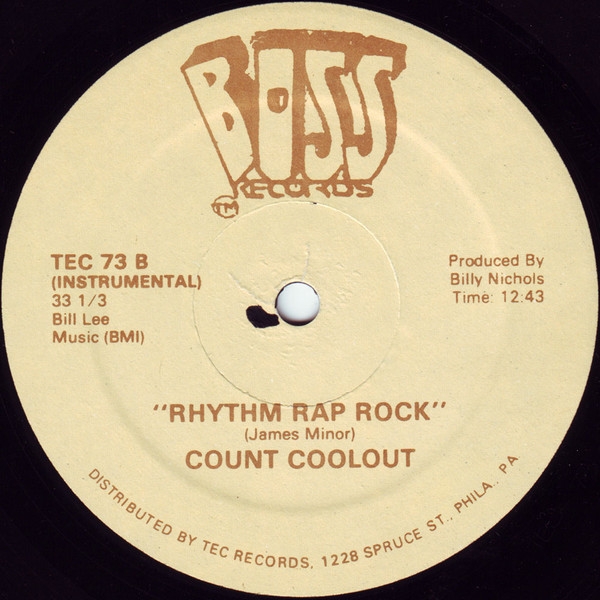Count Coolout - Rhythm Rap Rock | Boss Records (TEC 73) - 2 Count Coolout - Rhythm Rap Rock | Boss Records (TEC 73) - 2