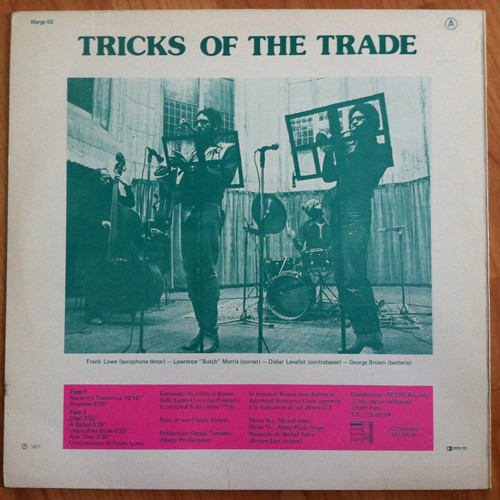 Frank Lowe Quartet - Tricks Of The Trade | Marge (Marge 02) - 2