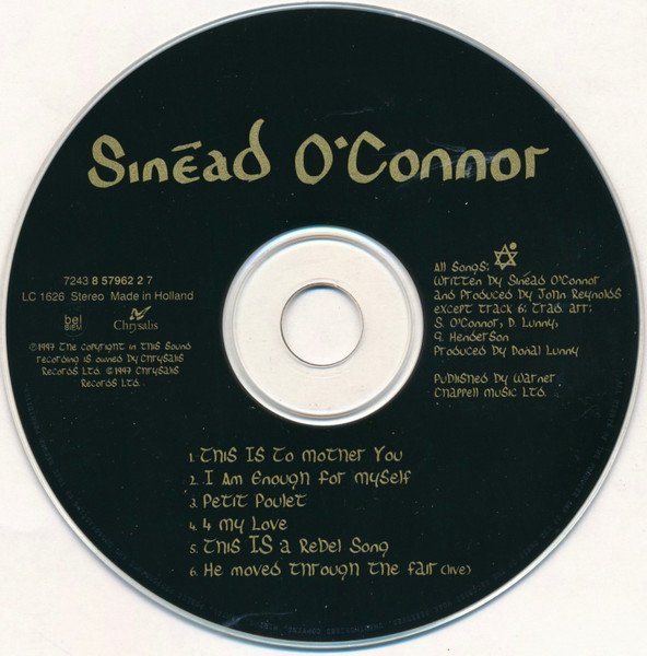 Sinéad O'Connor - Gospel Oak EP | Chrysalis (7243 8 57962 2 7) - 3