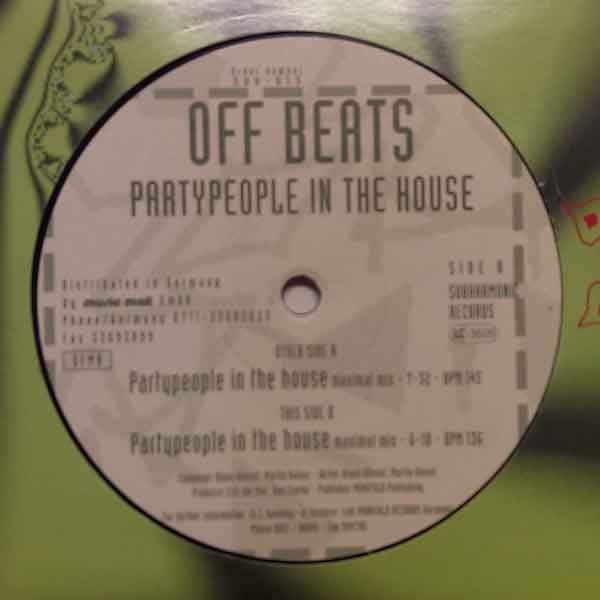 Off Beats - Partypeople In The House | Subharmonic Records (SUH 0013)
