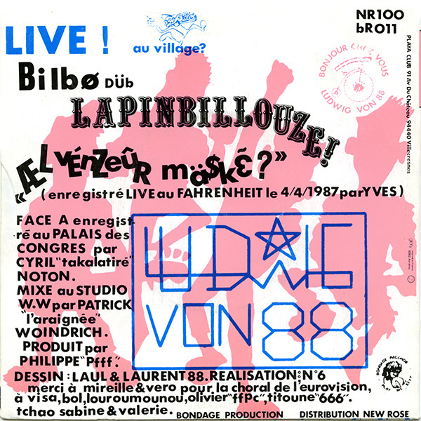 Ludwig Von 88 - Louison Bobet For Ever | Bondage Records (BR 011) - 2