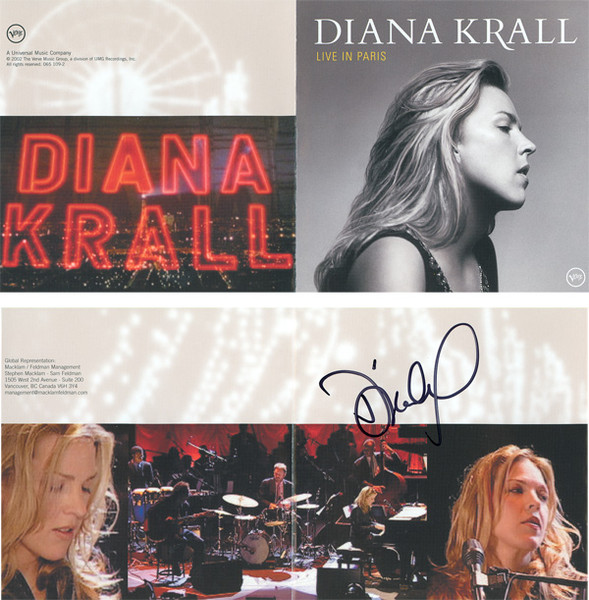 Diana Krall - Live In Paris | Verve Records (065 109-2) - 4