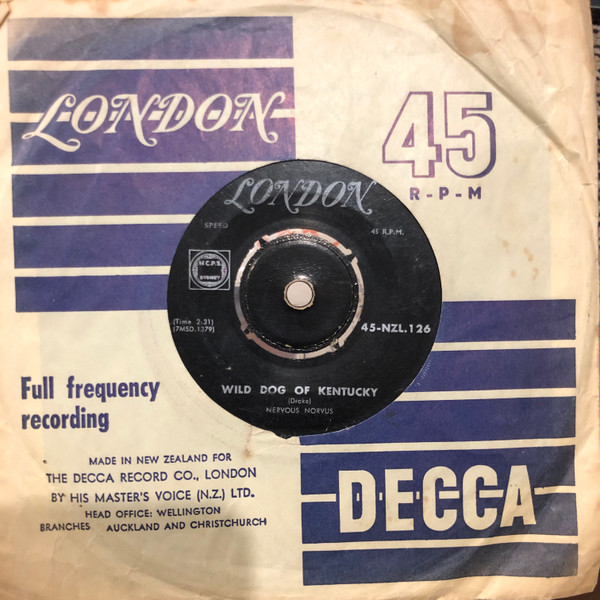 Nervous Norvus - Ape Call / Wild Dog Of Kentucky | London Records (45-NZL.126) - 3
