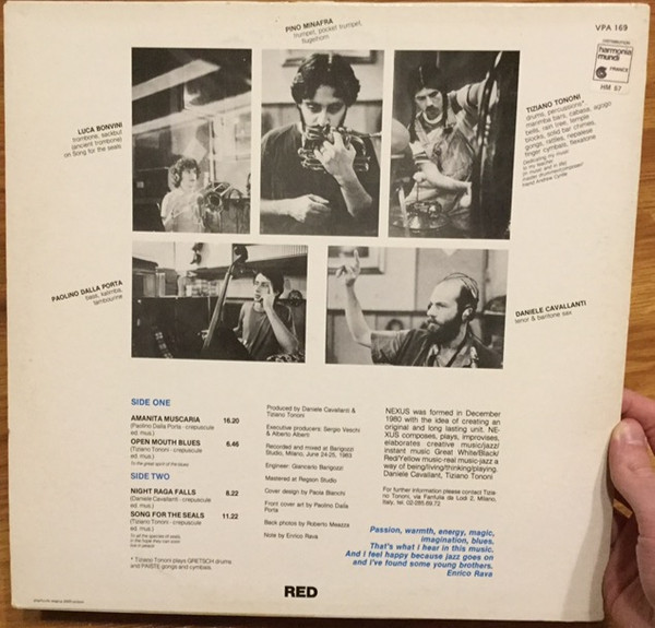 Nexus - Open Mouth Blues | Red Record (VPA 169) - 2