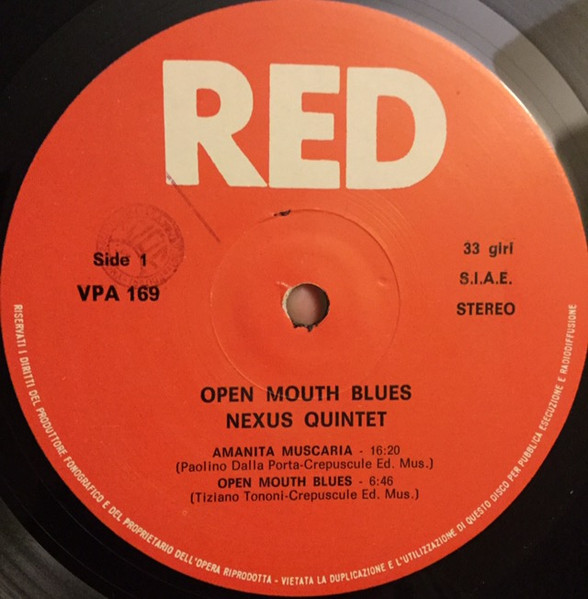 Nexus - Open Mouth Blues | Red Record (VPA 169) - 3