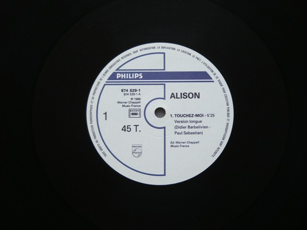 Alison - Touchez Moi | Philips (874 529-1) - 3