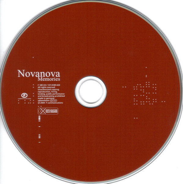 Nova Nova - Memories | F Communications (F 189 CD) - 3