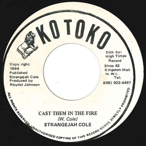 Stranger Cole - Cast Them In The Fire | Kotoko (none) - 2 Stranger Cole - Cast Them In The Fire | Kotoko (none) - 2