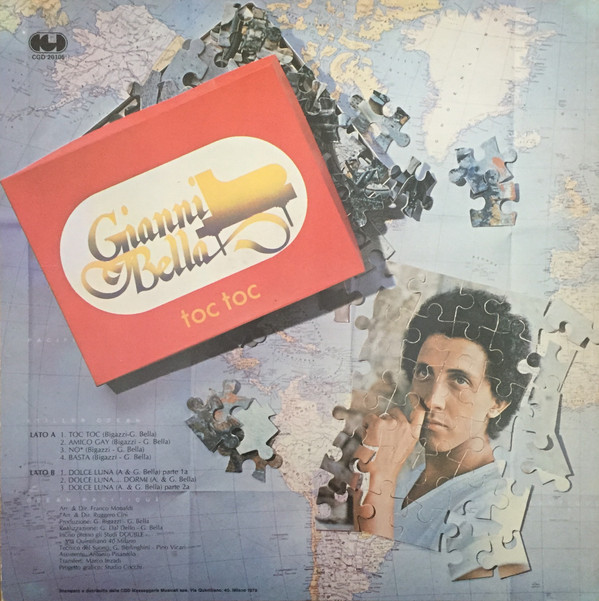 Gianni Bella - Toc Toc | CGD (CGD 20105) - 2