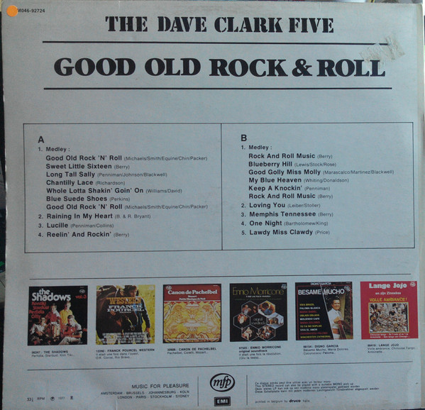 The Dave Clark Five - Good Old Rock & Roll | Music For Pleasure (2 M 046-92724) - 2 The Dave Clark Five - Good Old Rock & Roll | Music For Pleasure (2 M 046-92724) - 2