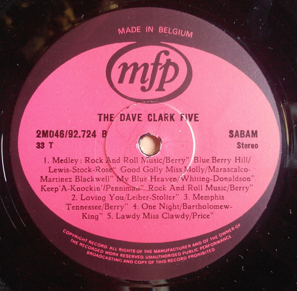The Dave Clark Five - Good Old Rock & Roll | Music For Pleasure (2 M 046-92724) - 3 The Dave Clark Five - Good Old Rock & Roll | Music For Pleasure (2 M 046-92724) - 3