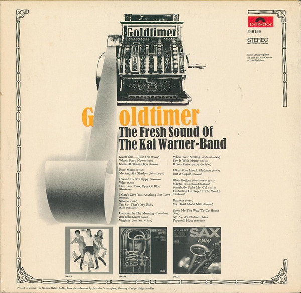 The Kai-Warner Band - Goldtimer (The Fresh Sound Of The Kai Warner Band) | Polydor (249159) - 2