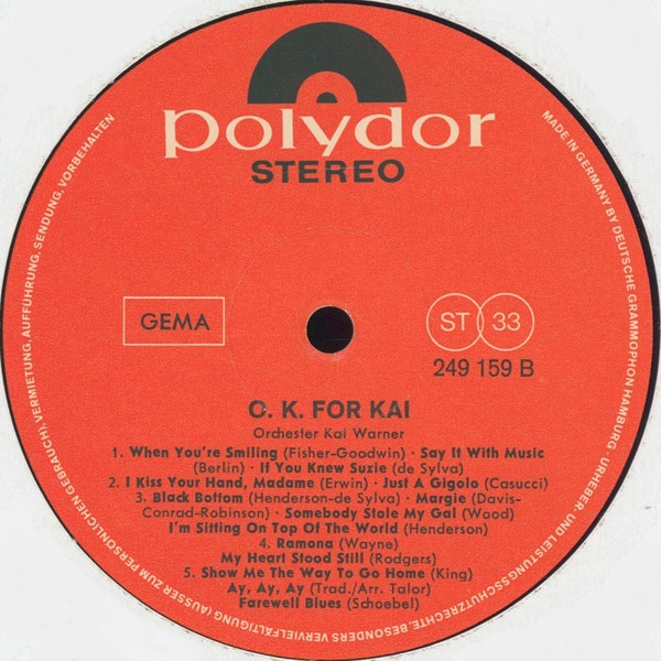 The Kai-Warner Band - Goldtimer (The Fresh Sound Of The Kai Warner Band) | Polydor (249159) - 4