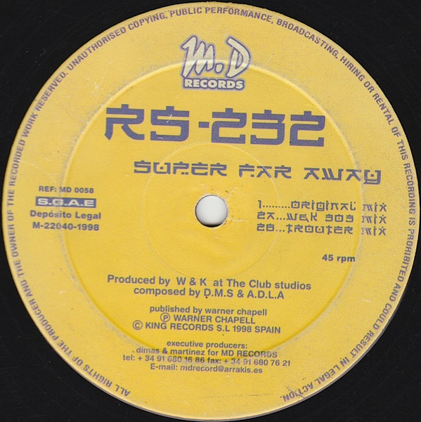 RS-232 - Super Far Away | MD Records (MD0058) - 2