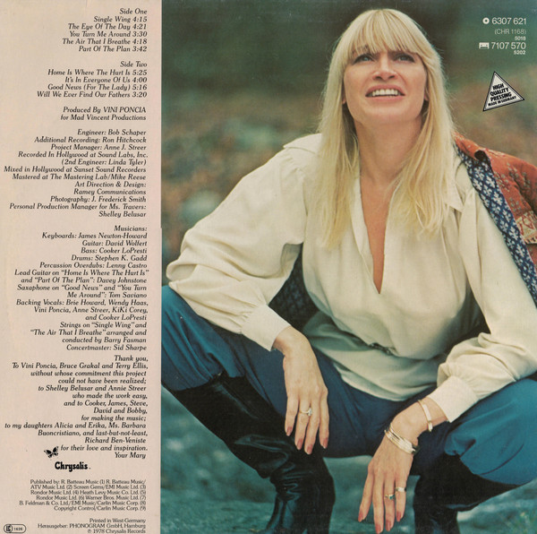 Mary Travers - It's In Everyone Of Us | Chrysalis (6307 621) - 2