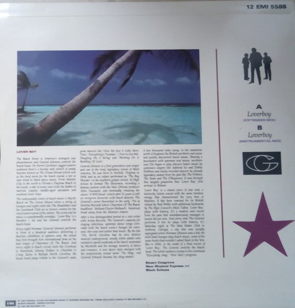 Chairmen Of The Board Featuring General Johnson - Loverboy | EMI (12 EMI 5585) - main