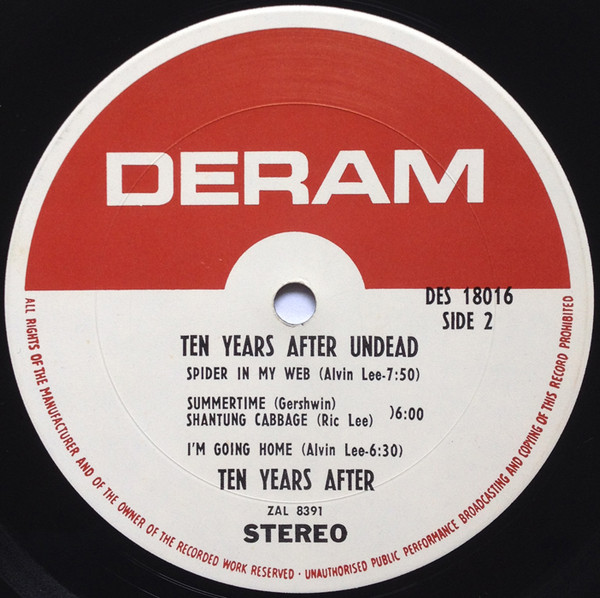 Ten Years After - Undead | Deram (DES 18016) - 4 Ten Years After - Undead | Deram (DES 18016) - 4