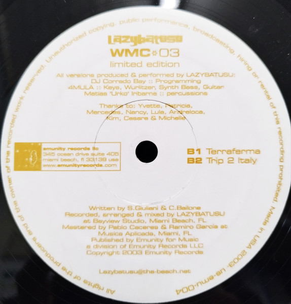 Lazybatusu - WMC03 EP | Emunity Records (EMU 004) - main