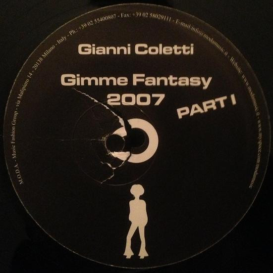 Gianni Coletti - Gimme Fantasy 2007 Part I | M.O.D.A. - Music Fashion (MD 100) - main