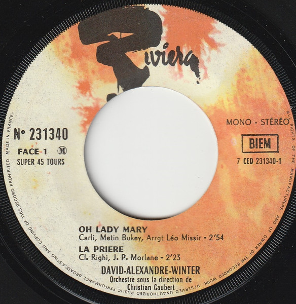 David Alexandre Winter - Oh Lady Mary | Riviera (231340) - 3 David Alexandre Winter - Oh Lady Mary | Riviera (231340) - 3