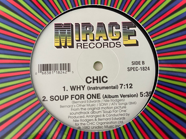 Chic - Soup For One | Mirage (SPEC1824) - 3