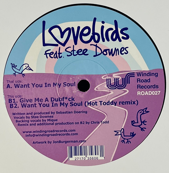 Lovebirds Feat. Stee Downes - Want You In My Soul | Winding Road Records (ROAD027) - main