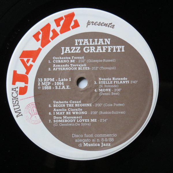 Various - Italian Jazz Graffiti | Musica Jazz (2MJP 1064) - main Various - Italian Jazz Graffiti | Musica Jazz (2MJP 1064) - main