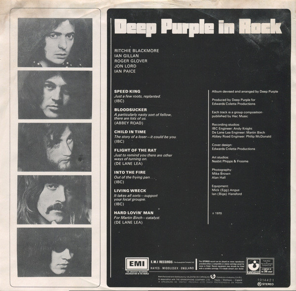 Deep Purple - In Rock | Harvest (1914421) - 4