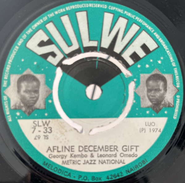 Metric Jazz National - Afline December Gift / Afline The Pretty No. 2 | Sulwe (SLW 7-33)