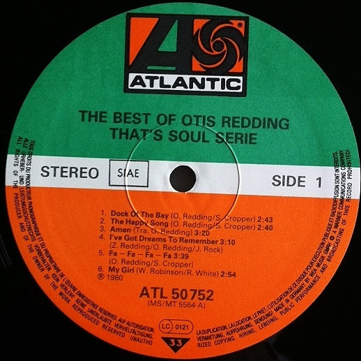 Otis Redding - The Best Of Otis Redding | Atlantic (ATL 50 752) - 3 Otis Redding - The Best Of Otis Redding | Atlantic (ATL 50 752) - 3