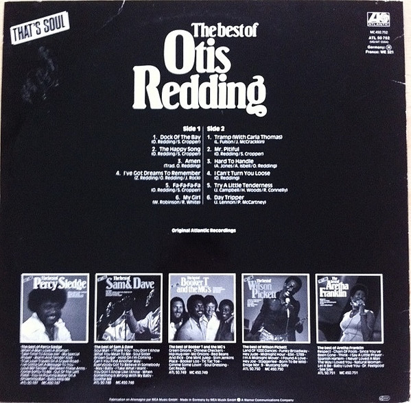 Otis Redding - The Best Of Otis Redding | Atlantic (ATL 50 752) - 2 Otis Redding - The Best Of Otis Redding | Atlantic (ATL 50 752) - 2