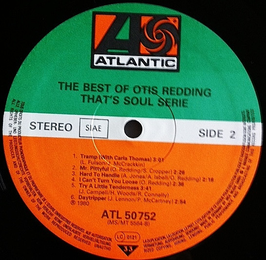 Otis Redding - The Best Of Otis Redding | Atlantic (ATL 50 752) - 4 Otis Redding - The Best Of Otis Redding | Atlantic (ATL 50 752) - 4