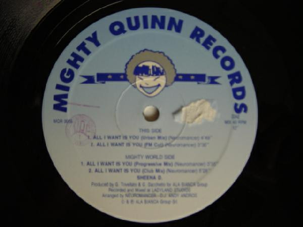 Sheena - All I Want Is You | Mighty Quinn Records (MQR 0065) - main