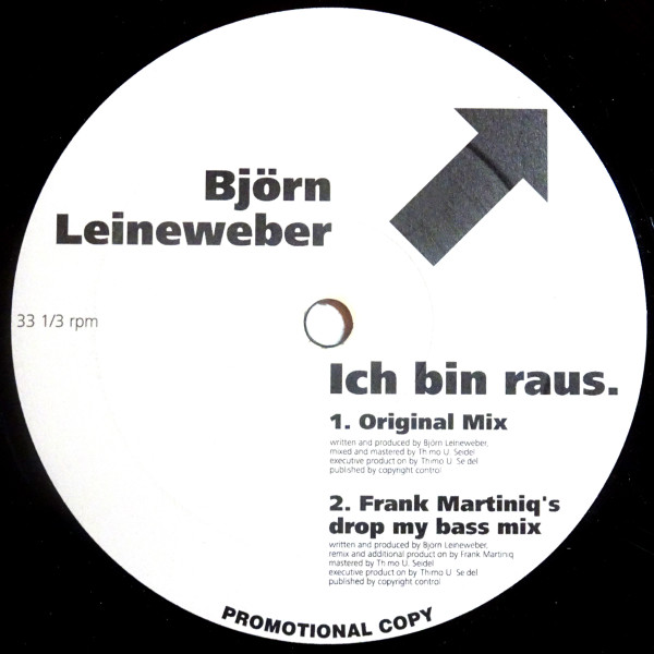 Bjoern Leineweber - Ich Bin Raus | Promisk Production (PRO 01) - 2