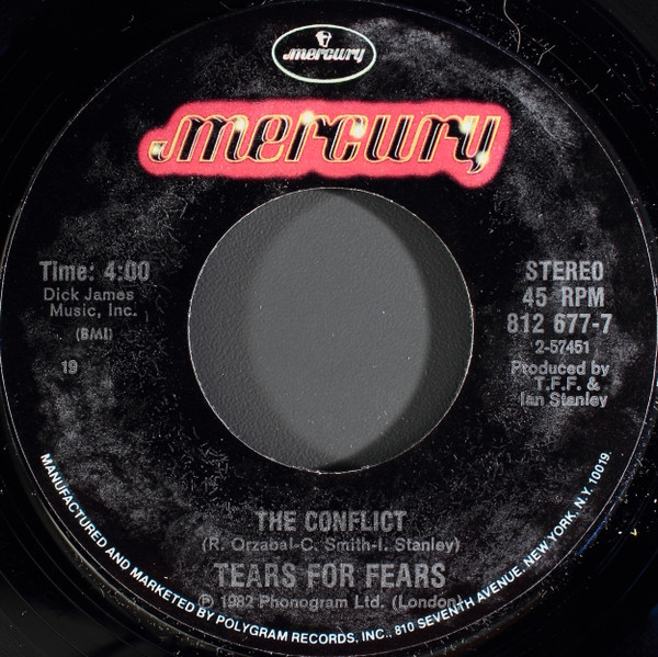 Tears For Fears - Change | Mercury (812 677-7) - 2