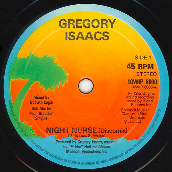 Gregory Isaacs - Night Nurse | Island Records (10 WIP 6800) - 3