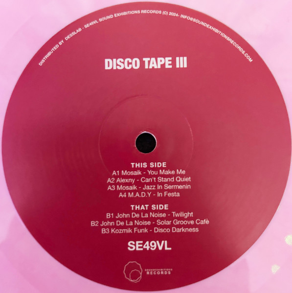 various - Disco Tape III | Sound Exhibitions Records (SE49VL) - main various - Disco Tape III | Sound Exhibitions Records (SE49VL) - main