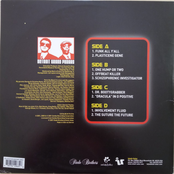 Detroit Grand Pubahs - Funk All Y'All | Intuit-Solar (ITU-016) - 2 Detroit Grand Pubahs - Funk All Y'All | Intuit-Solar (ITU-016) - 2